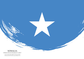 Flag of Somalia vector illustration