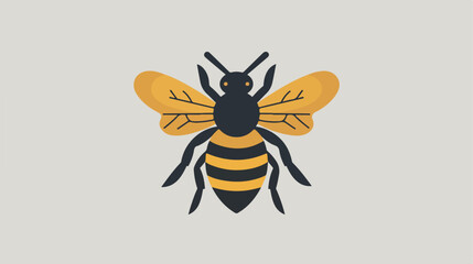 Honey Bee Icon Vector Art Illustration