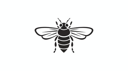 Honey Bee Icon Vector Art Illustration