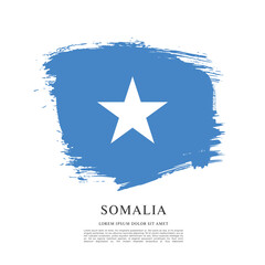 Flag of Somalia vector illustration