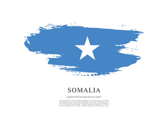 Flag of Somalia vector illustration