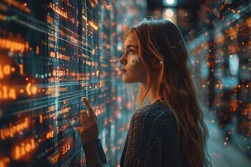 AI encompasses a broader range of techniques and methodologies aimed at creating systems that can simulate human intelligence, including reasoning, learning, problem-solving, and perception. Machine l - obrazy, fototapety, plakaty