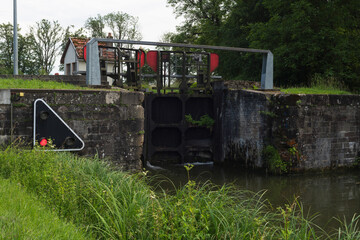 lock on the canal