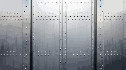 Metal Door Background flat vector 
