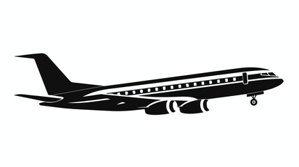 Fototapeta na wymiar Plane icon vector illustration logo