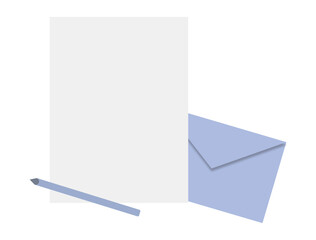 envelope with blank card
