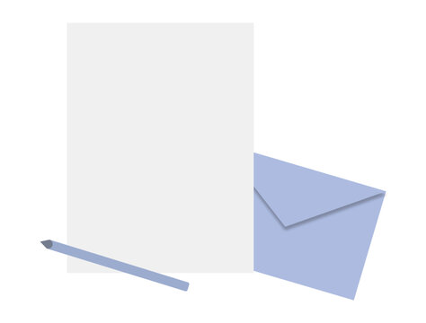 envelope with blank card