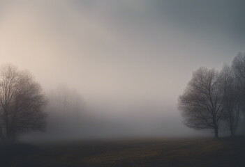 Obraz na płótnie Canvas Landscape with fog