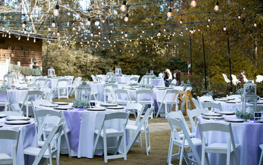 wedding table setting