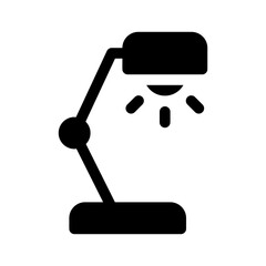 desk glyph icon