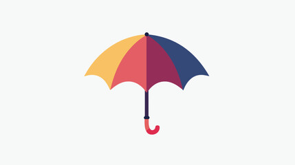Umbrella icon in trendy flat design flat vector isolated