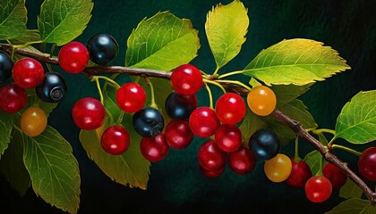 Savoring Scarlet Delights: A Guide to Red Berries on the Branch