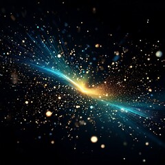 Explosion of Light: A Cosmic Dance
