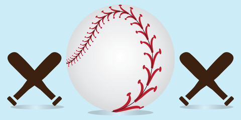 baseball vector ball icon soft ball tennis illustration character