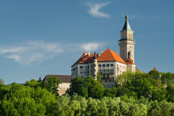 Schloss Wallsee, Donau, Mostviertel, Niederösterreich, Österreich