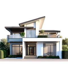 Image of a house for campaign of a real estate