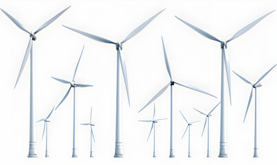  Wind turbines, wind power, new energy sources