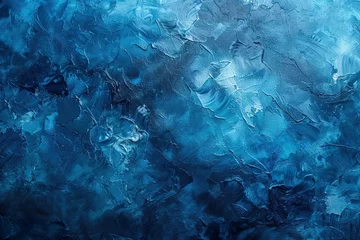 Fotobehang Abstract watercolor paint background dark blue color grunge texture for background, banner © krishnendu