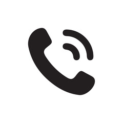 Call icon vector, phone call icon. Telephone call sign, Contact us icon for web, computer and mobile app. Vector illustration.