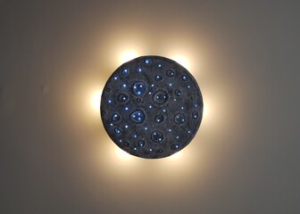 Wall lamp in the shape of the Moon