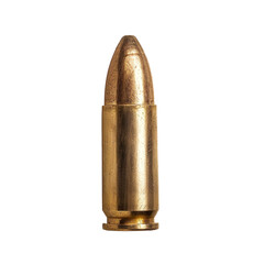 old bullet isolated on a transparent background 