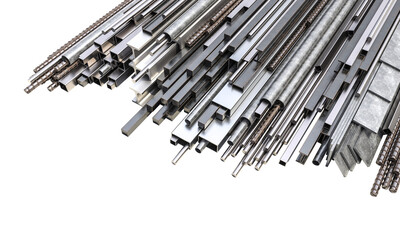 Variety of metal profiles and bars