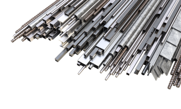 Variety of metal profiles and bars