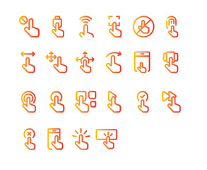 Hand Gesture icons pack