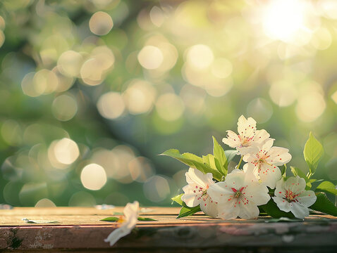 A beautiful image of springtime showcasing blossoms.