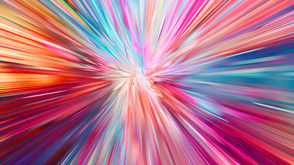 Blur colorful fast light speed blur zoom for fastest business perform abstract for background ,Vibrant Abstract Digital Wallpaper: A Dynamic and Modern Template with a Colorful Blurry Background
