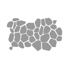 Obraz premium gray stone path texture