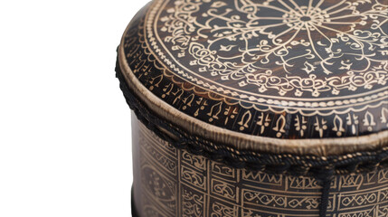 Traditional Eid Drum with Intricate Design PNG