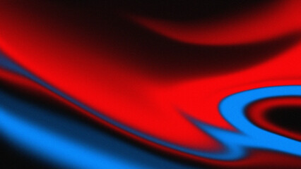Black, blue and red grainy noise texture gradient background