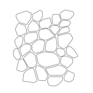 recommend clip art: outline texture stone path
