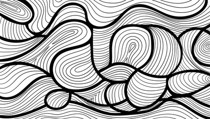 background abstract curve color black,white