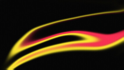 Yellow, red, and black grainy noise texture gradient background