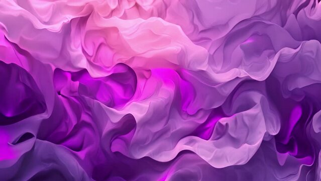 Purple Background silk or liquid Effect On The Surface. Abstract Liquid Visuals. Colorful smooth design art background 4k video