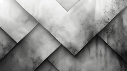 abstract white background geometric design of faint shapes and lines wallpaper pattern and vintage grunge background texture gray background monochrome black and white for brochure or web.