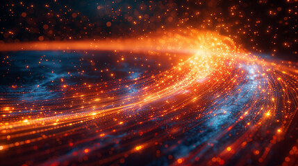 Obraz premium Abstract technology speed concept.