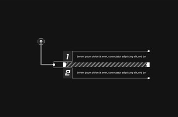 Set of Сallouts titles. Hud callout titles. Callout bar labels, window templates with information. Vector elements.