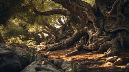 Ancient trees whisper to playwright revealing ring-hidden tales