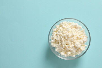 Сottage cheese in a plate 