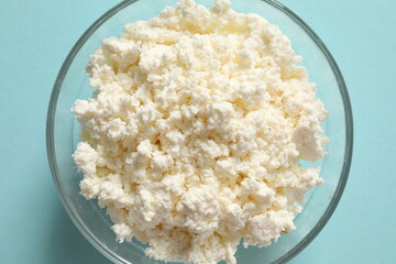 Сottage cheese in a plate 