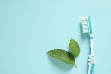 toothbrush with mint