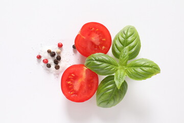 tomatoes and basil