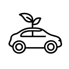 Obraz premium Eco / Öko Auto 
