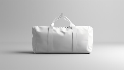 White travel bag