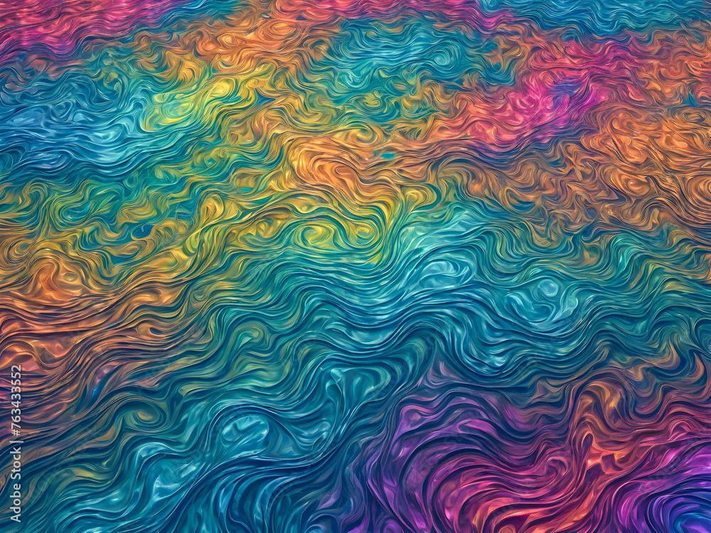 Fototapete abstract coloring background of the gradient with visual wave,twirl and lighting effects