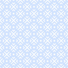 Abstract Seamless Geometric Light Blue Pattern.  - 763438529