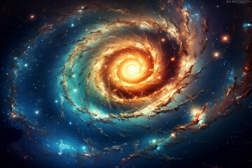 The elegance of a spiral galaxy's form